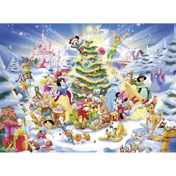 Puzzle 100 pièces XXL : Le Noël Disney - Ravensburger-10545