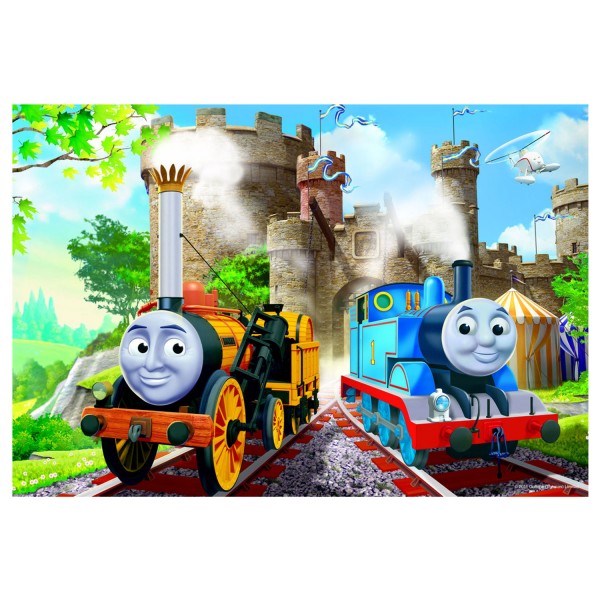 Puzzle 100 pièces XXL : Thomas et ses amis : Les rois du rail - Ravensburger-10536