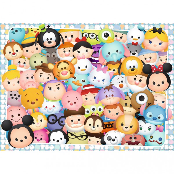 Puzzle 100 pièces XXL : Tsum Tsum : Charmante bande de copains - Ravensburger-10593