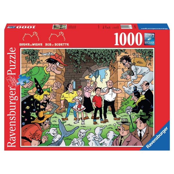 Puzzle 1000 pièces : Bob et Bobette, les bons contre les méchants - Ravensburger-19575