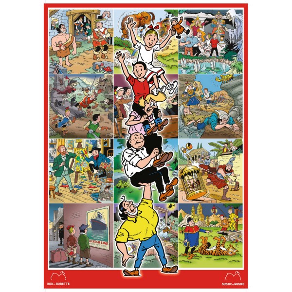 Puzzle 1000 pièces : Bob et Bobette - Ravensburger-19574