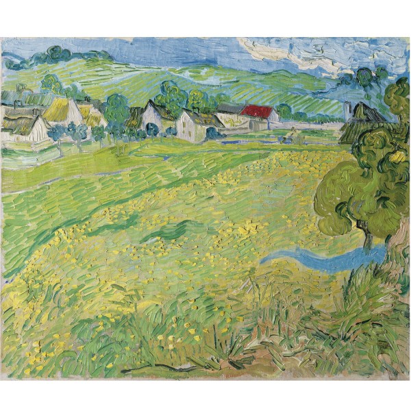 Puzzle 1000 pièces : Les Vessenots à Auvers, Vincent Van Gogh - Ravensburger-19221