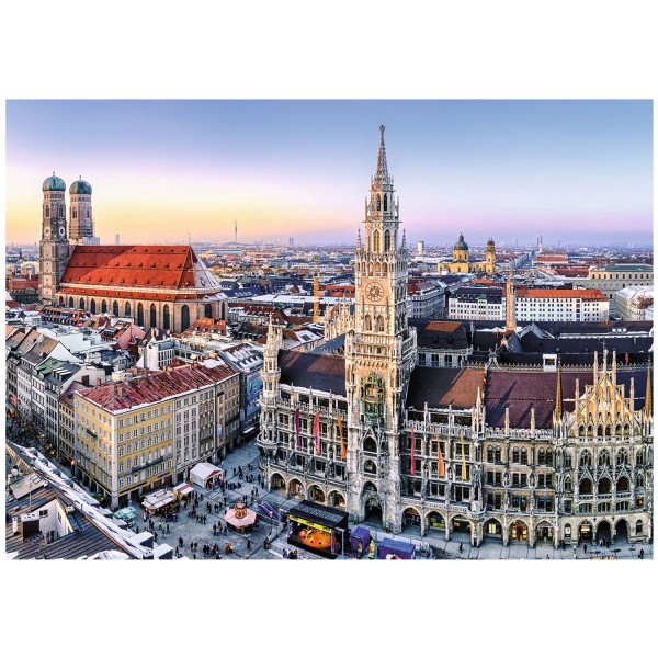 Puzzle 1000 pièces : Munich, Allemagne - Ravensburger-19426