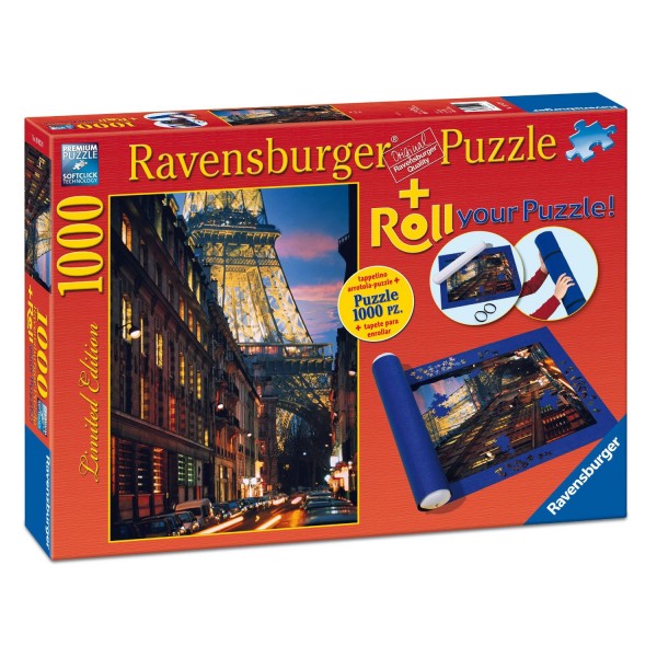 Puzzle 1000 pièces : Paris + Tapis de puzzle - Ravensburger-19912