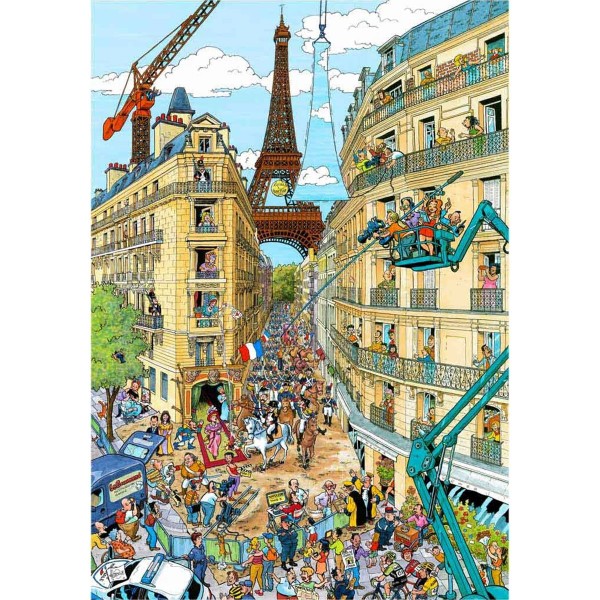 Puzzle 1000 pièces : Paris, Frans Le Roux - Ravensburger-19503
