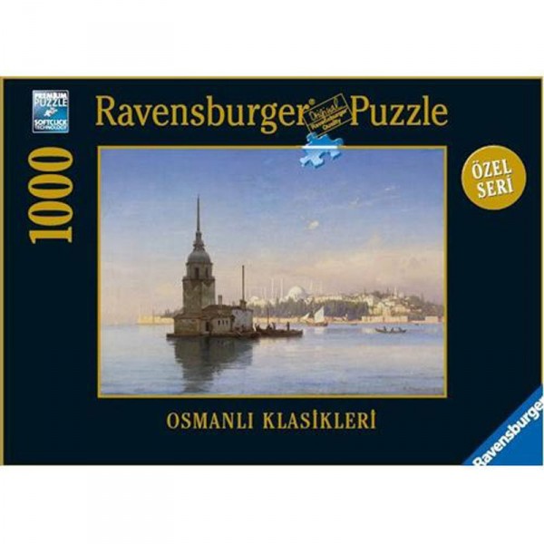 Puzzle 1000 pièces : Tour de Léandre à Istanbul - Ravensburger-19128