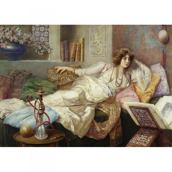 Puzzle 1000 pièces : Umberto Cacciarelli : La Reine du Harem - Ravensburger-19090
