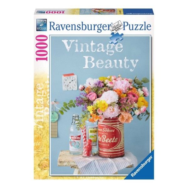 Puzzle 1000 pièces : Vintage Beauty - Ravensburger-19505