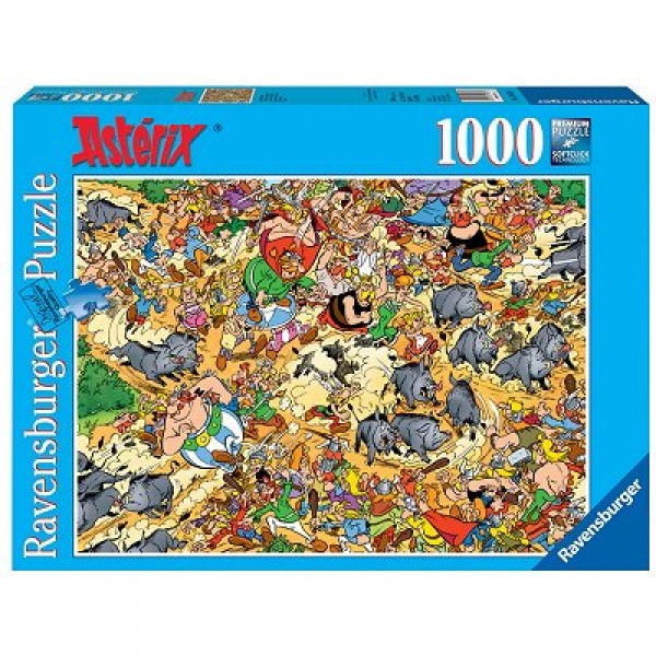 Puzzle 1000 pièces - Asterix : Chasse aux sangliers - Ravensburger-19163