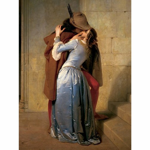 Puzzle 1000 pièces - Francesco HAYEZ : Le baiser - Ravensburger-15405