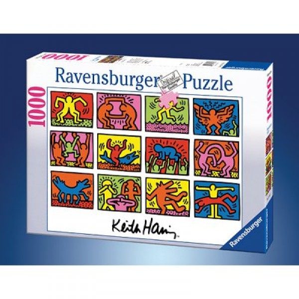 Puzzle 1000 pièces - Keith Haring : Rétrospective - Ravensburger-15615
