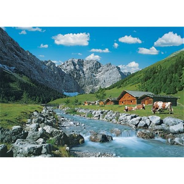 Puzzle 1000 pièces - La montagne des Karwendel, Autriche - Ravensburger-19216