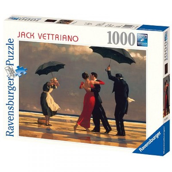 Puzzle 1000 pièces - Vettriano : Au rythme du majordome - Ravensburger-19215