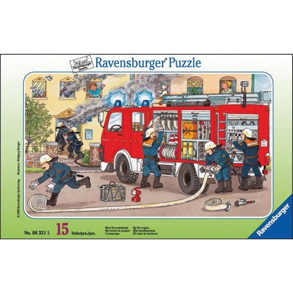 Puzzle 15 pièces - Les pompiers - Ravensburger-06321