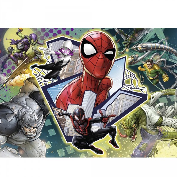 Puzzle 150 pièces : Spider-Man : Amis et ennemis - Ravensburger-10042
