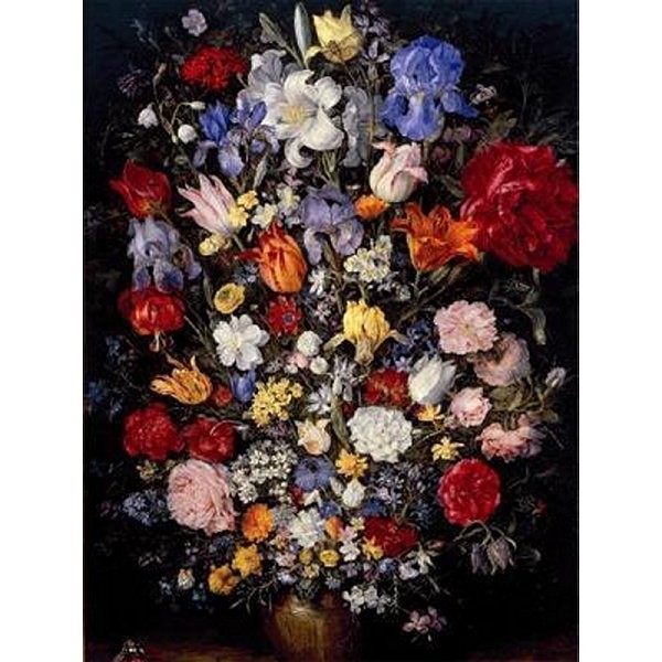 Puzzle 1500 pièces - Brueghel : Vase de fleurs - Ravensburger-16242