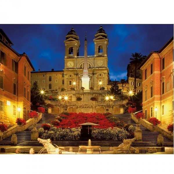 Puzzle 1500 pièces - Place d'Espagne à Rome, Italie - Ravensburger-16370
