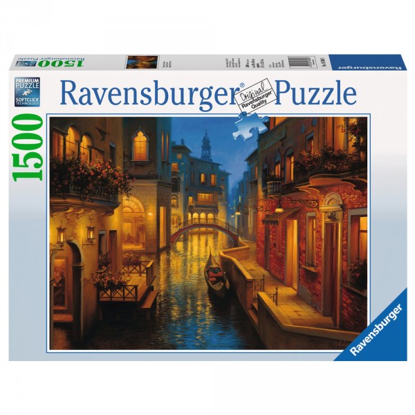 Puzzle 1500 pièces : Gondole à Venise - Ravensburger-16308