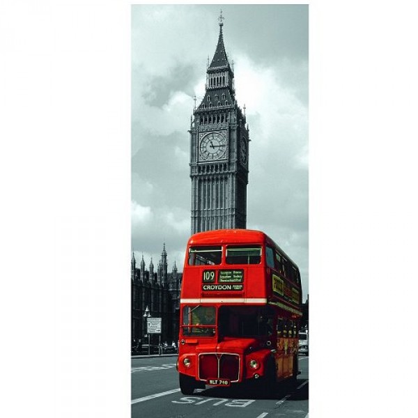 Puzzle 170 pièces panoramique - Taxi Londonien - Ravensburger-15128