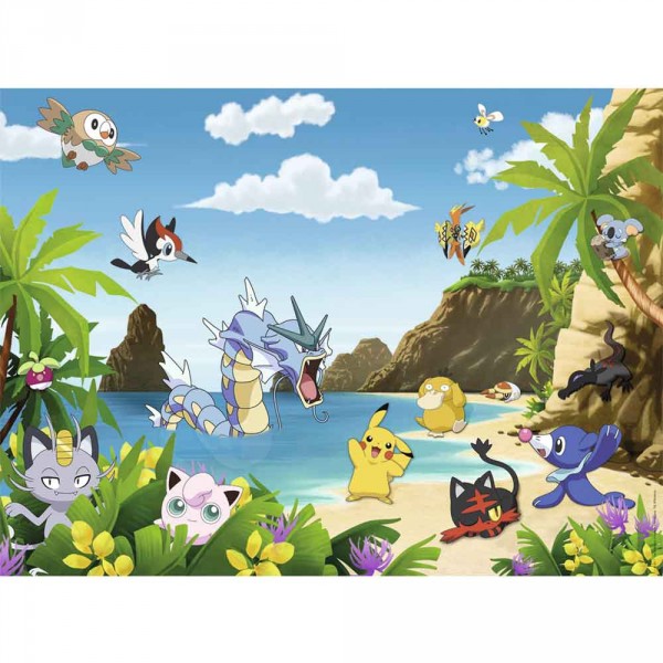 Puzzle 200 pièces XXL : Pokémon: Attrapez-les tous ! - Ravensburger-12840