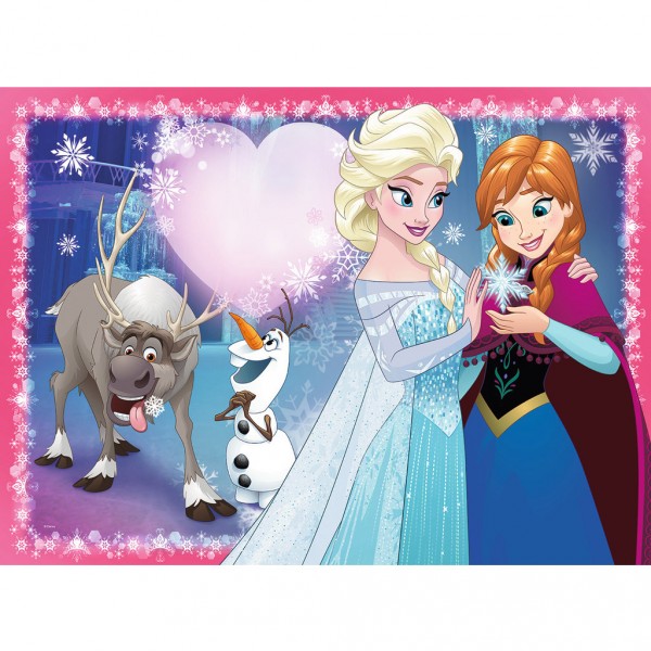 Puzzle 200 pièces : La Reine des Neiges (Frozen) : Amour de soeurs - Ravensburger-12826