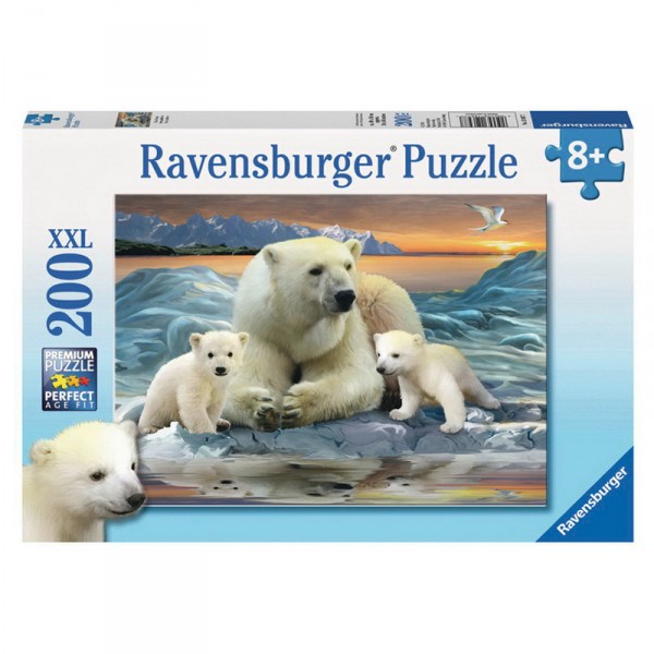 Puzzle 200 pièces : Ours blancs - Ravensburger-12647