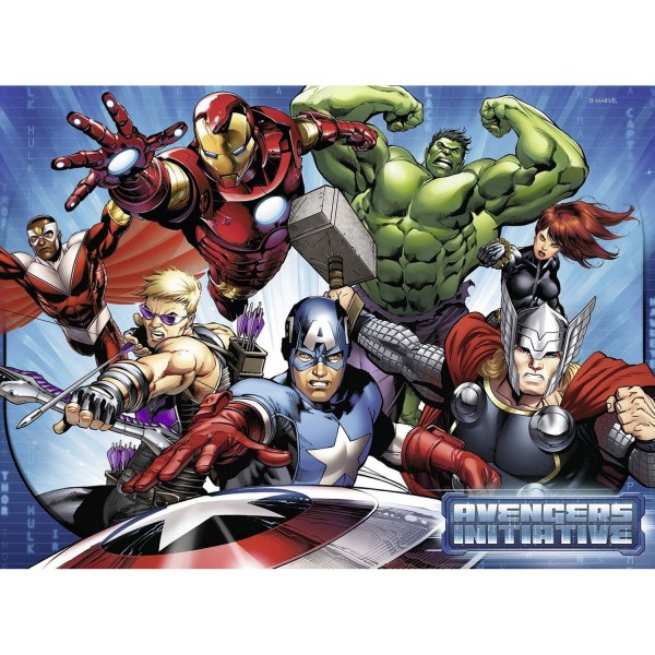 Puzzle 200 pièces XXL : Equipe des Avengers - Ravensburger-12814