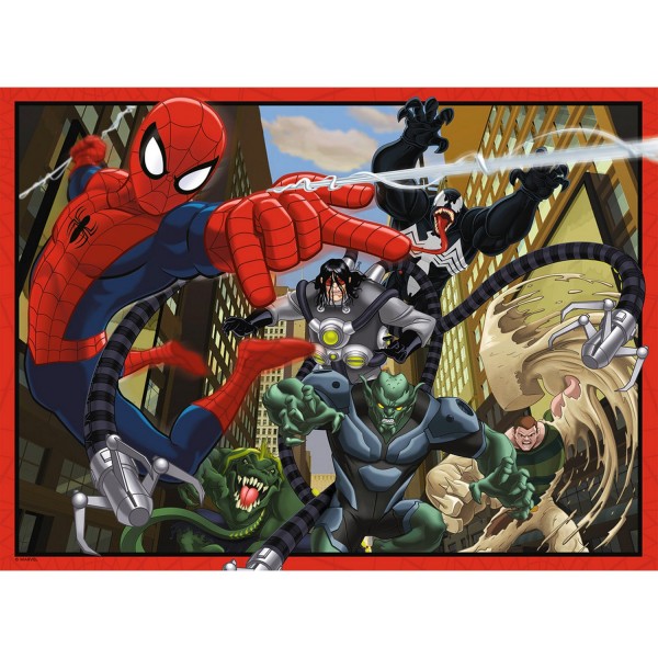 Puzzle 200 pièces XXL : Ultimate Spiderman en luttre contre le mal - Ravensburger-12711