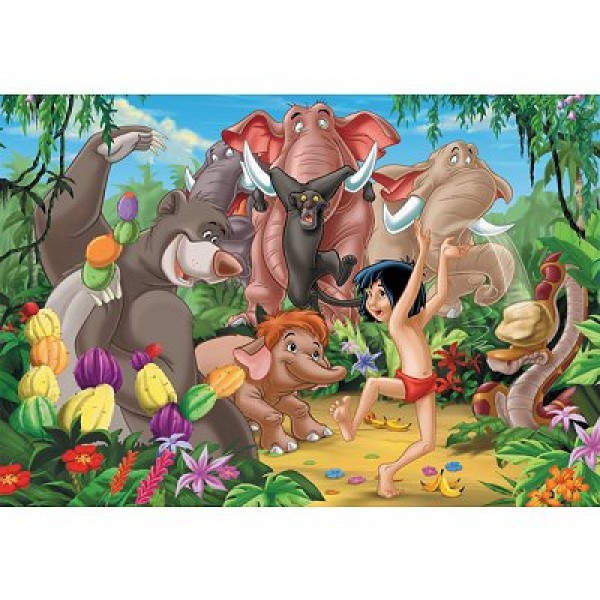Puzzle 200 pièces XXL - Le Livre de la Jungle : Mowgli  - Ravensburger-12729