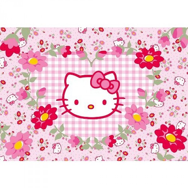 Puzzle 24 pièces géant - Hello Kitty : Fleurs - Ravensburger-05262