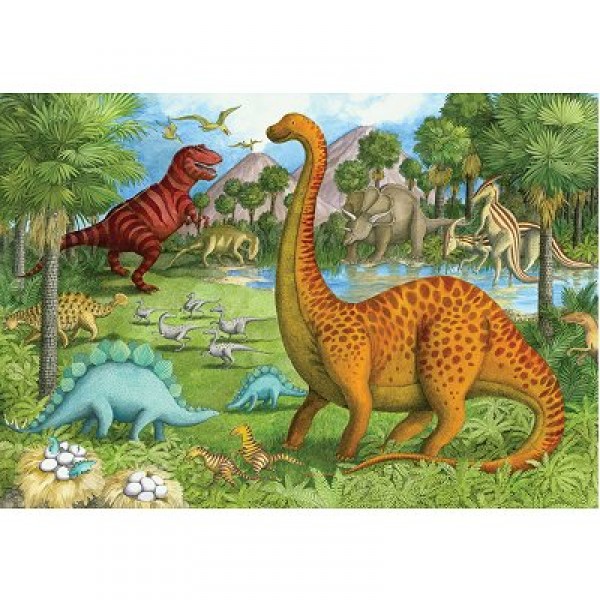 Puzzle 24 pièces géant - Amis dinosaures - Ravensburger-05266