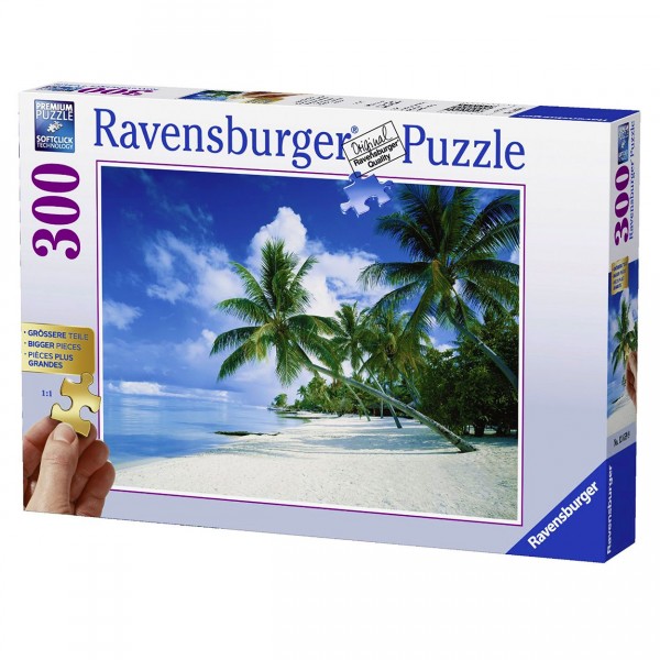 Puzzle 300 pièces : Bora-Bora, Océan Pacifique - Ravensburger-13659