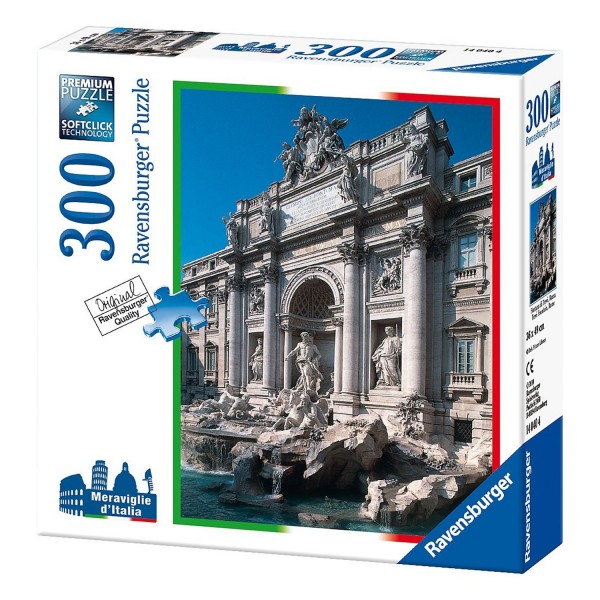 Puzzle 300 pièces : Fontaine de Trevi, Rome - Ravensburger-14040