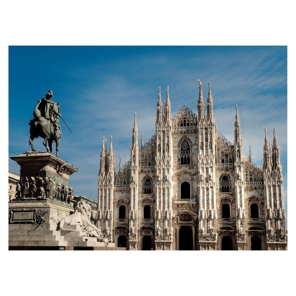 Puzzle 300 pièces : Piazza del Duomo, Milan - Ravensburger-14015