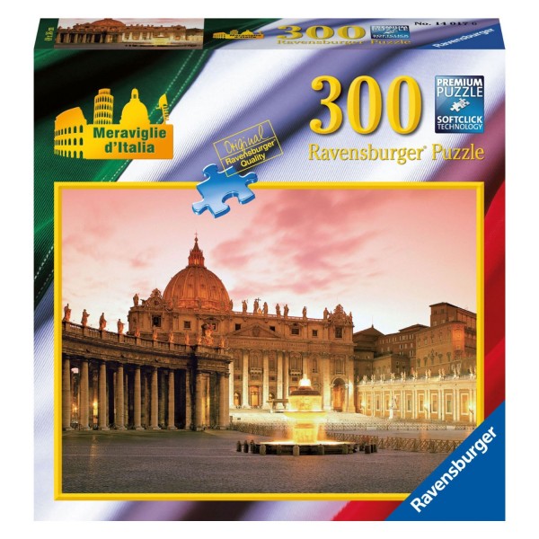 Puzzle 300 pièces : San Pietro, Rome - Ravensburger-14017