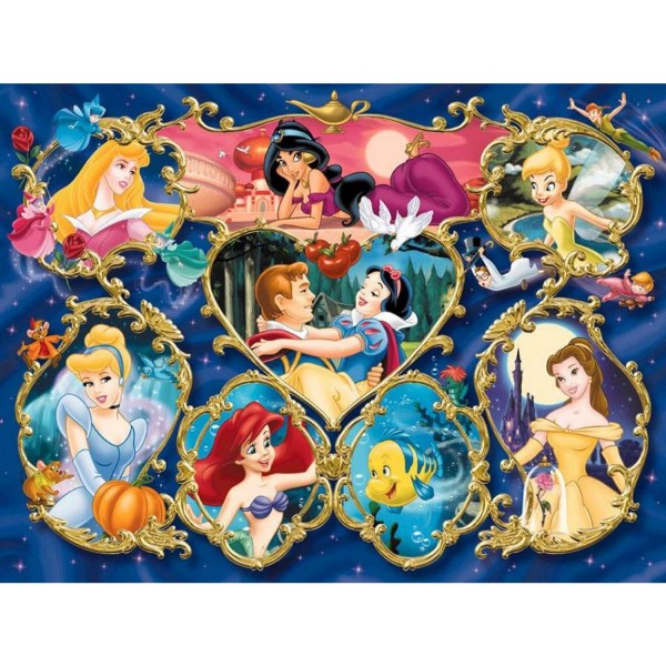 Puzzle 300 pièces - Princesses Disney : Galerie des Princesses - Ravensburger-13108