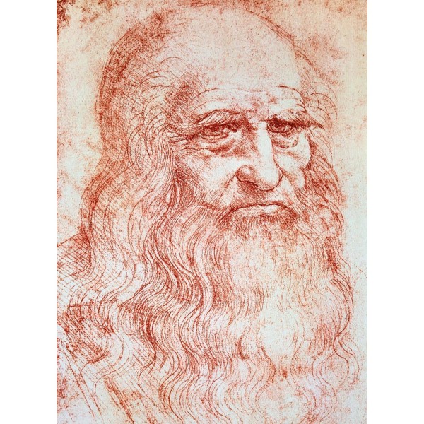 Puzzle 300 pièces - Léonard de Vinci : Auto-portrait - Ravensburger-14030