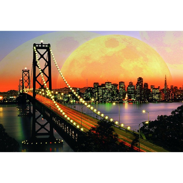 Puzzle 3000 pièces - San Francisco de nuit - Ravensburger-17039