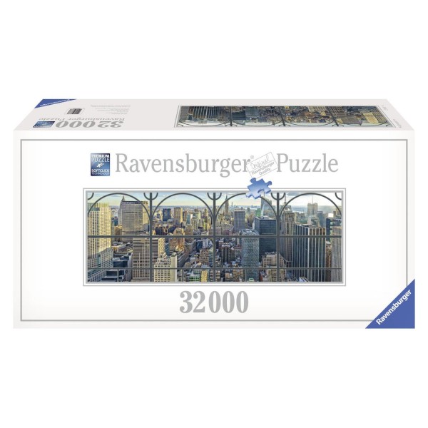Puzzle 32 000 pièces : New York par la fenêtre - Ravensburger-17837