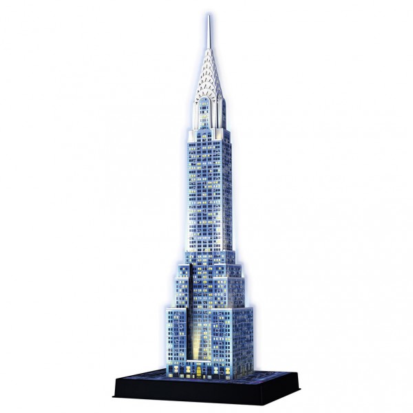 Puzzle 3D 216 pièces : Night Edition : Chrysler Building - Ravensburger-12595