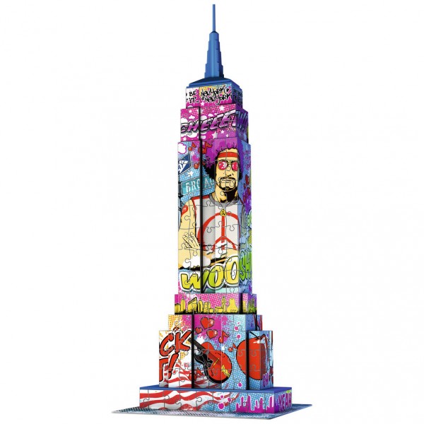 Puzzle 3D 216 pièces : Pop Art Edition : Empire State Building - Ravensburger-12599