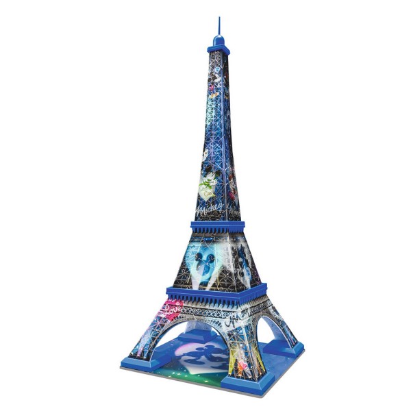 Puzzle 3D 216 pièces : Tour Eiffel Mickey et Minnie - Ravensburger-12570