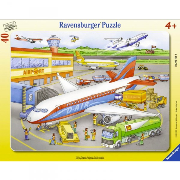 Puzzle 40 pièces - Aéroport : Zone d'embarquement - Ravensburger-06700