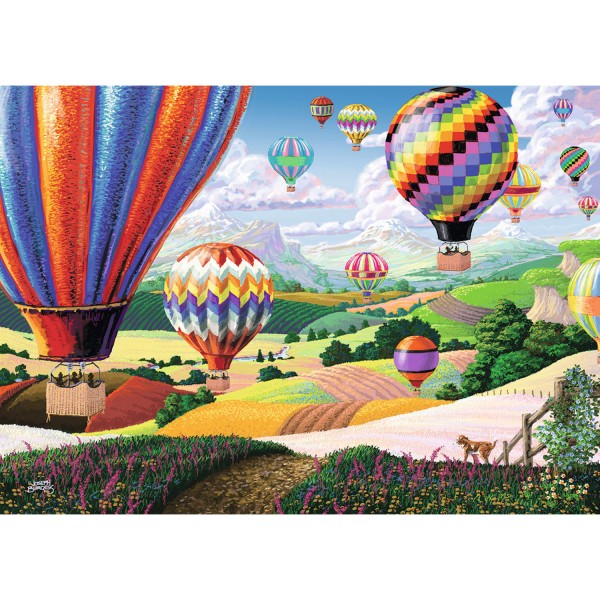 Puzzle 500 pièces : Ballons colorés - Ravensburger-14871