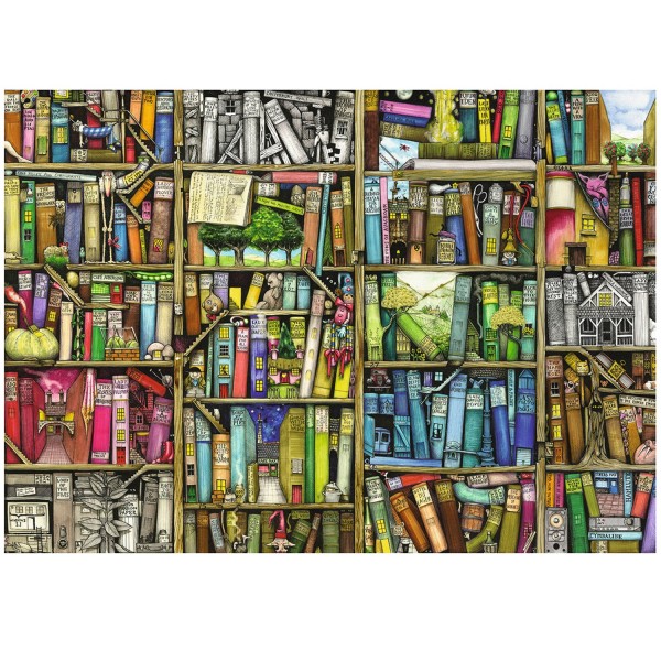Puzzle 500 pièces : L'étrange librairie - Ravensburger-81362