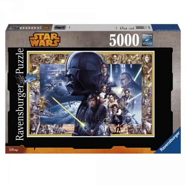 Puzzle 5000 pièces XXL : Saga Star Wars - Ravensburger-17431