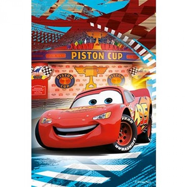Puzzle 54 pièces - Cars : Gagner la Piston Cup - Ravensburger-09459-02