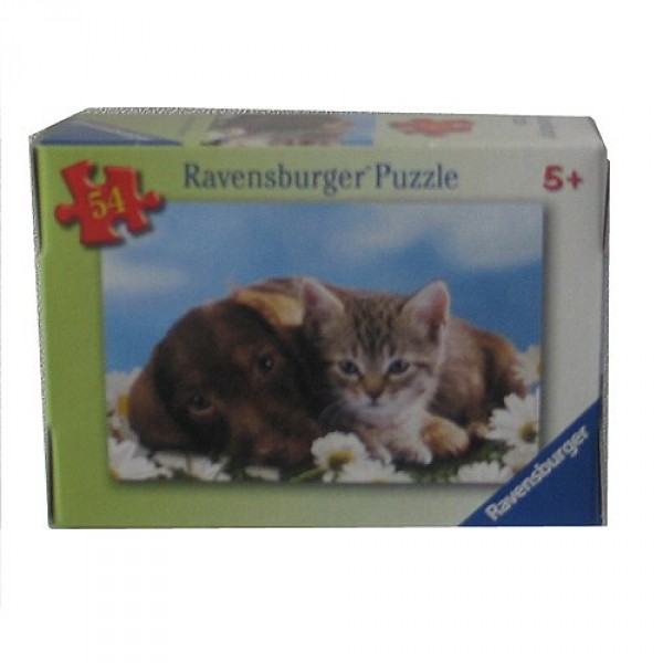 Puzzle 54 pièces - Comme chiens et chats - Ravensburger-09430-14