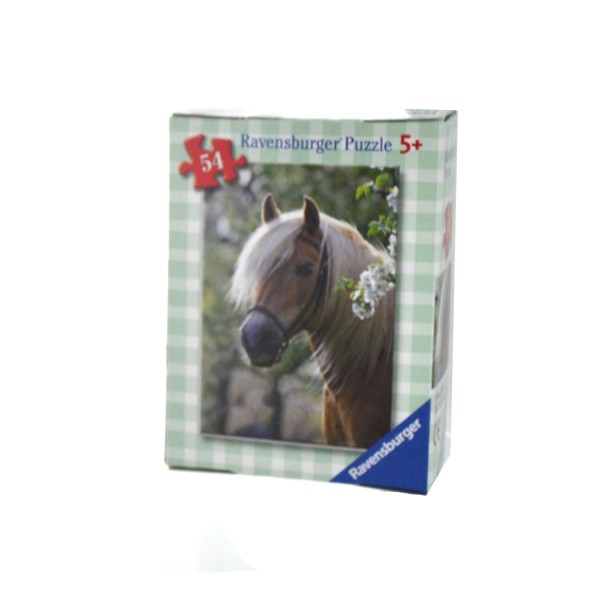 Puzzle 54 pièces : Mini puzzle Chevaux : Buste de cheval - Ravensburger-09450-6