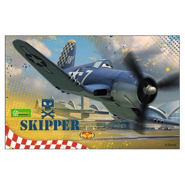 Puzzle 54 pièces : Mini puzzle Planes : Skipper - Ravensburger-09474-5